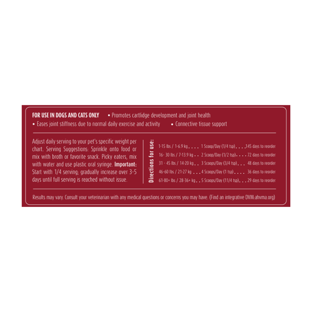 Hip + Joint Support | All-Natural Health Supplement for Dogs + Cats - Woof Creek Pet Wellness
