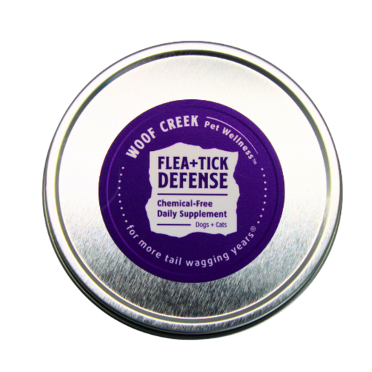 Flea + Tick Defense Support | All-Natural Health Supplement for Dogs + Cats - Woof Creek Pet Wellness