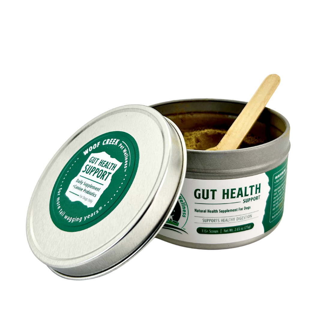 Gut Health Support | All-Natural Health Supplement for Dogs - Woof Creek Pet Wellness