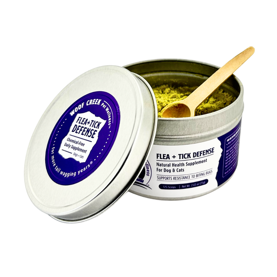 Flea + Tick Defense Support | All-Natural Health Supplement for Dogs + Cats - Woof Creek Pet Wellness