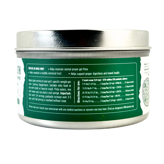 Gut Health Support | All-Natural Health Supplement for Dogs - Woof Creek Pet Wellness