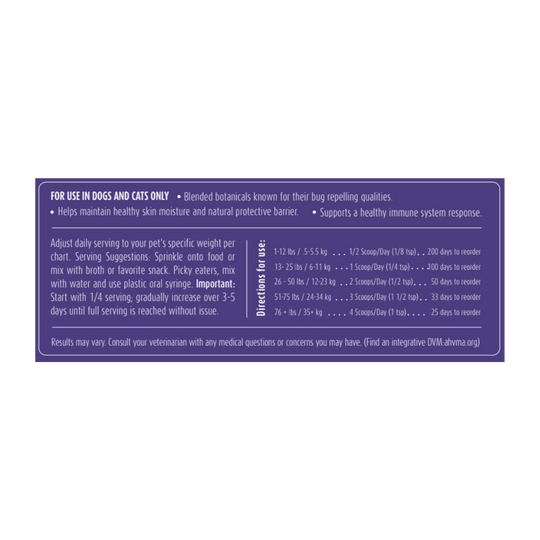Flea + Tick Defense Support | All-Natural Health Supplement for Dogs + Cats - Woof Creek Pet Wellness