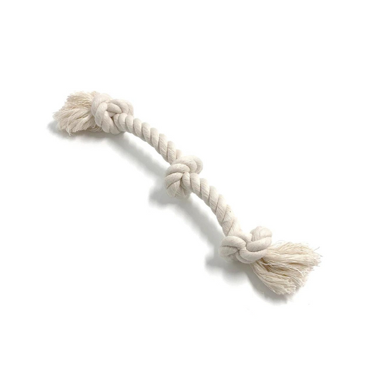 Boba & Vespa 100% Organic Cotton Rope Dog Toy - 5 Sizes - Woof Creek Pet Wellness