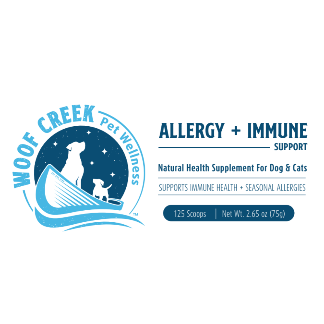 Allergy + Immune Support | All-Natural Health Supplement for Dogs + Cats - Woof Creek Pet Wellness