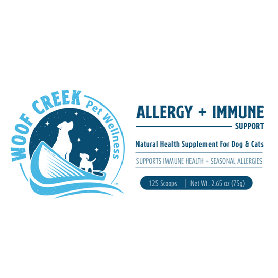 Allergy + Immune Support | All-Natural Health Supplement for Dogs + Cats - Woof Creek Pet Wellness