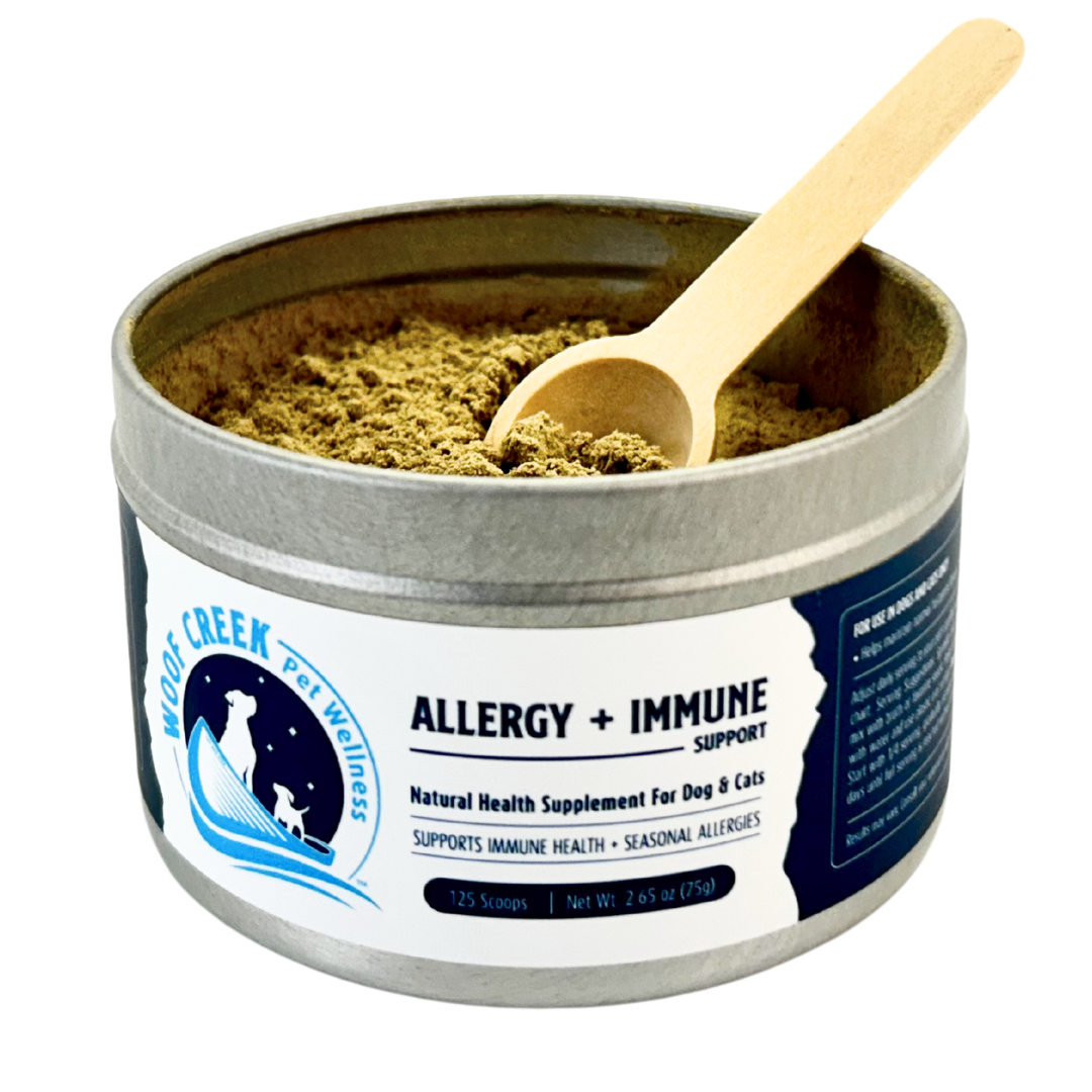 Allergy + Immune Support | All-Natural Health Supplement for Dogs + Cats - Woof Creek Pet Wellness