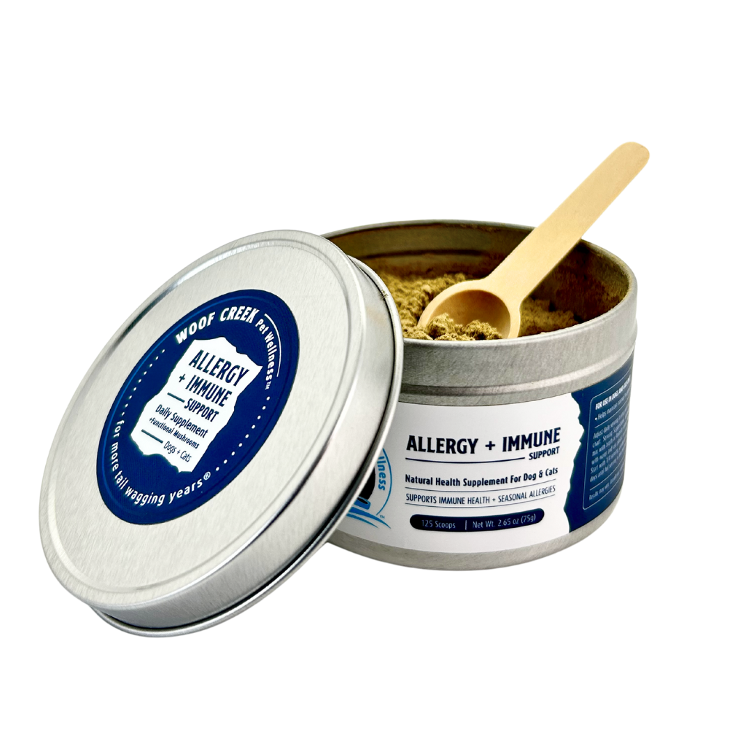 Allergy + Immune Support | All-Natural Health Supplement for Dogs + Cats - Woof Creek Pet Wellness