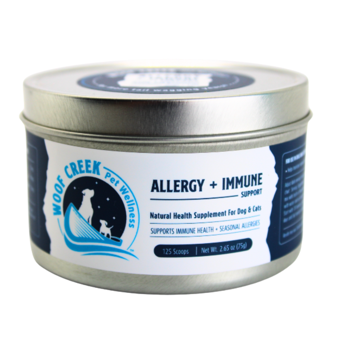 Allergy + Immune Support | All-Natural Health Supplement for Dogs + Cats - Woof Creek Pet Wellness