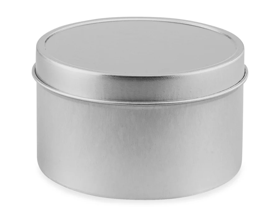 8oz Tin (Empty) For Essential Superfood Toppers | Food-Safe, Reusable 8oz Replacement Tin with Pull Top Lid - Woof Creek Dog Wellness