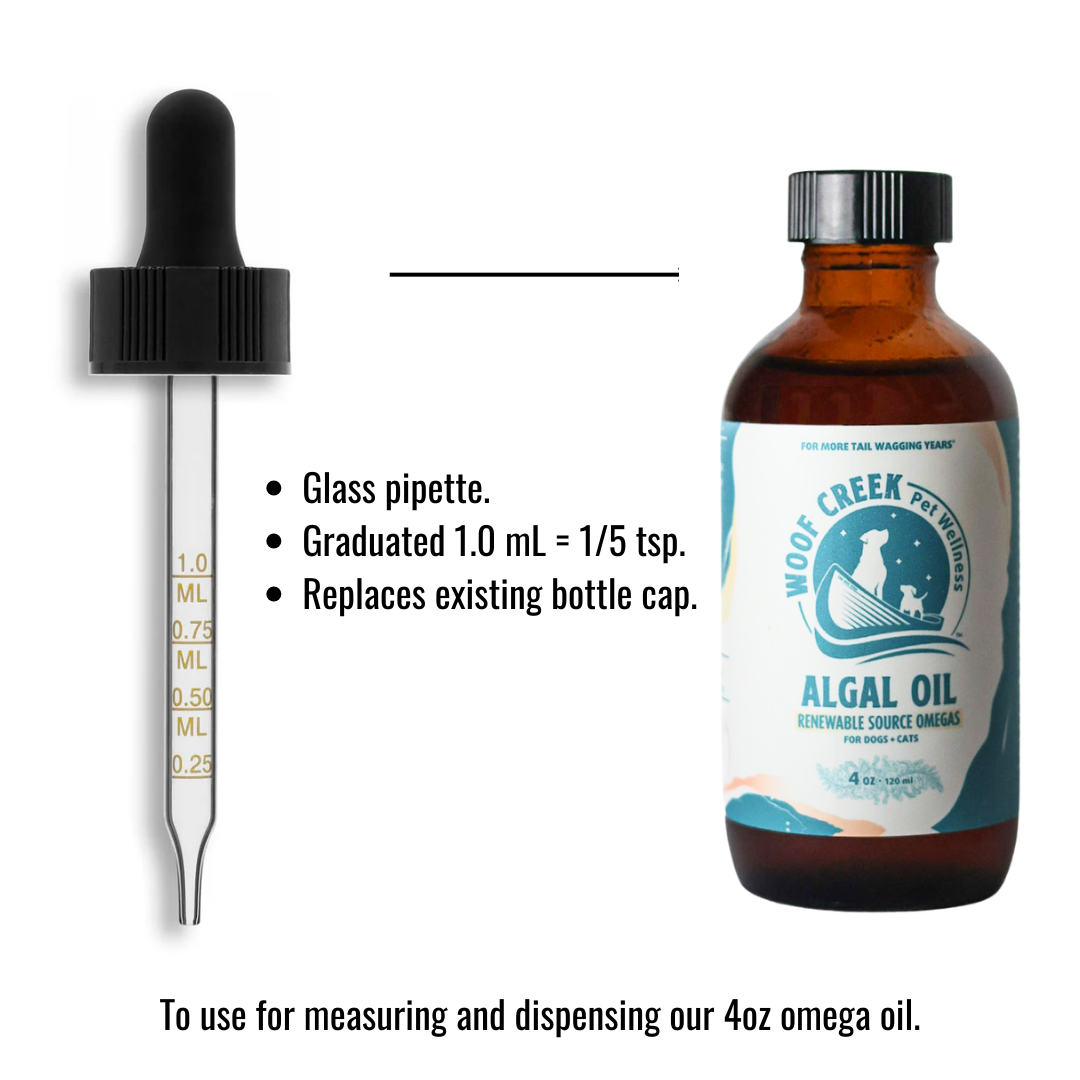 Glass Dropper for Omega Oil 4oz Glass Bottles
