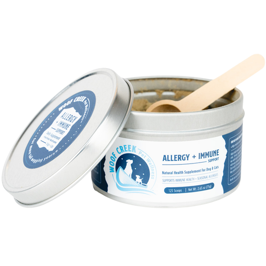 Allergy + Immune Support | All-Natural Health Supplement for Dogs + Cats - Woof Creek Pet Wellness