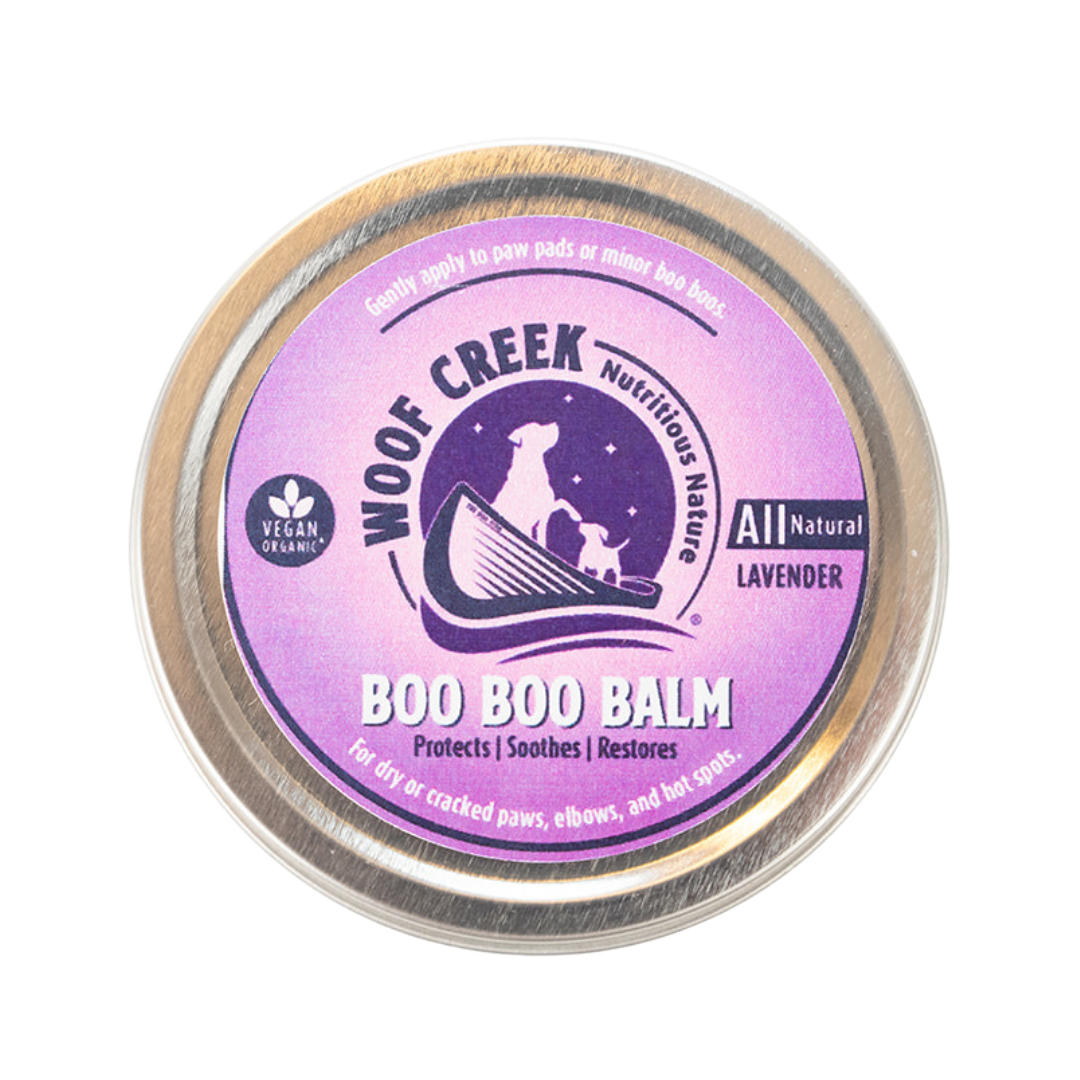 Boo Boo Balm | Lick-Safe Dog + Cat Balm for Paws + Body - Calming Lavender - Woof Creek Pet Wellness