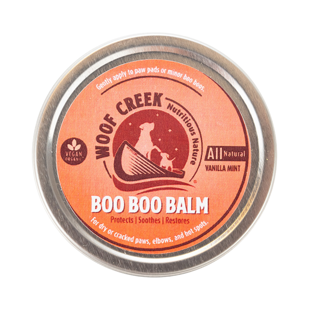 Boo Boo Balm | Lick-Safe Dog + Cat Balm for Paws + Body - Vanilla Mint - Woof Creek Pet Wellness