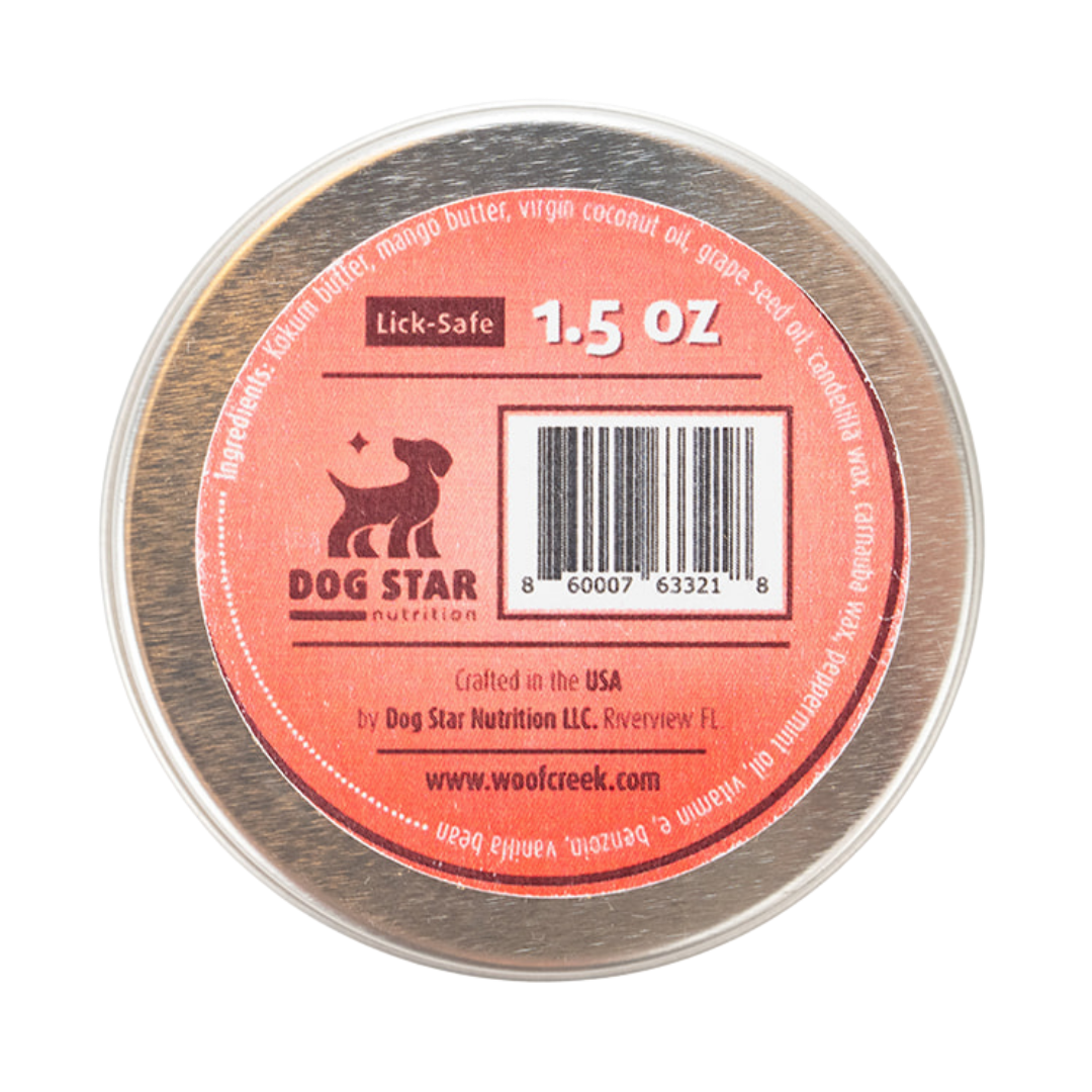 Boo Boo Balm | Lick-Safe Dog + Cat Balm for Paws + Body - Vanilla Mint - Woof Creek Pet Wellness
