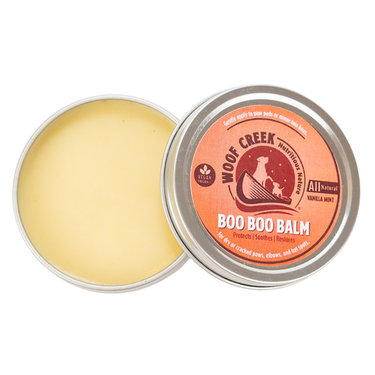Boo Boo Balm | Lick-Safe Dog + Cat Balm for Paws + Body - Vanilla Mint - Woof Creek Pet Wellness