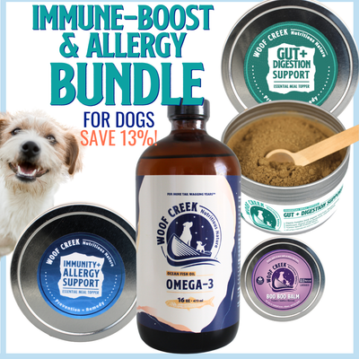 Allergy + Immune-Boost Bundle | 4 Wellness Products for Dogs - Woof Creek Pet Wellness