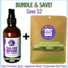 Natural Flea + Tick Defense Bundle | Supplement Refill + Spray for Dogs - Woof Creek Pet Wellness