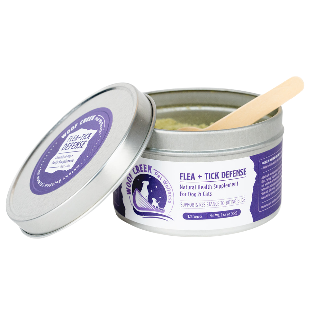 Flea + Tick Defense Support | All-Natural Health Supplement for Dogs + Cats