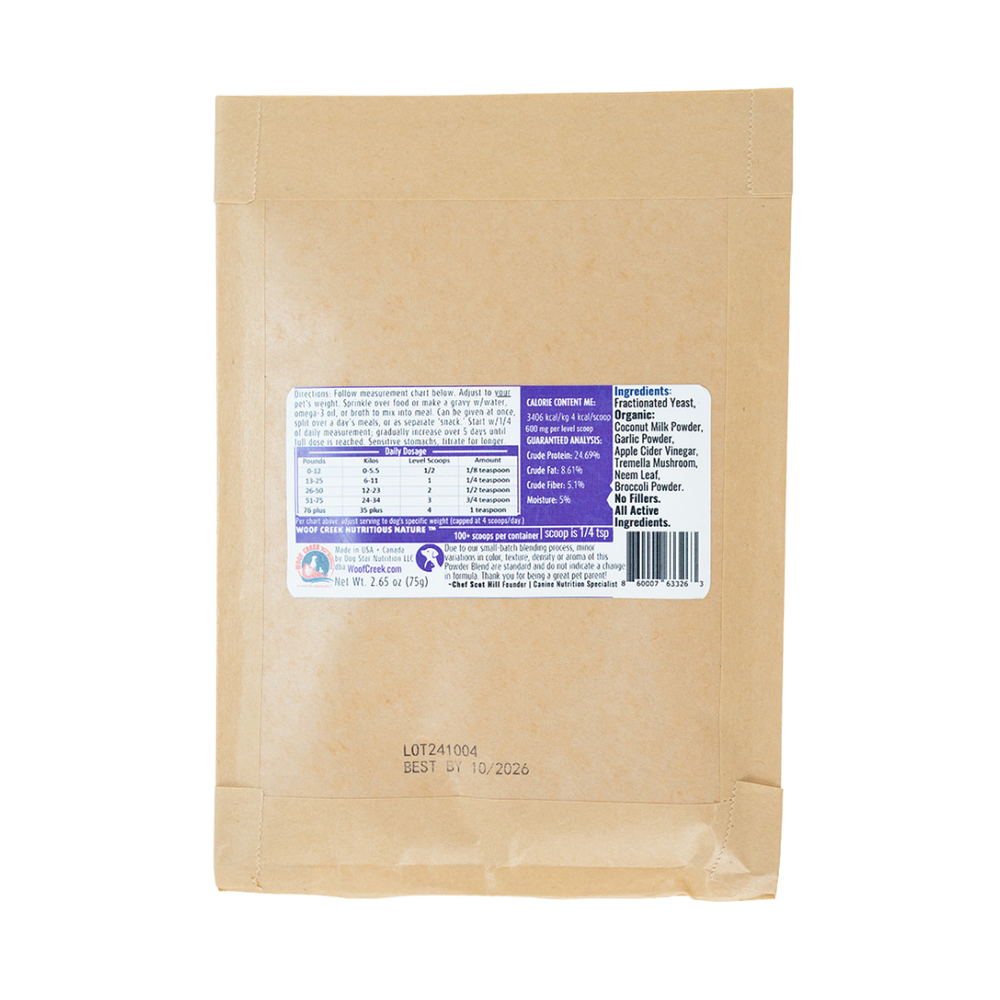 Flea + Tick Defense Eco-Refill Pouch | Subscribe + Save Even More! - Woof Creek Pet Wellness