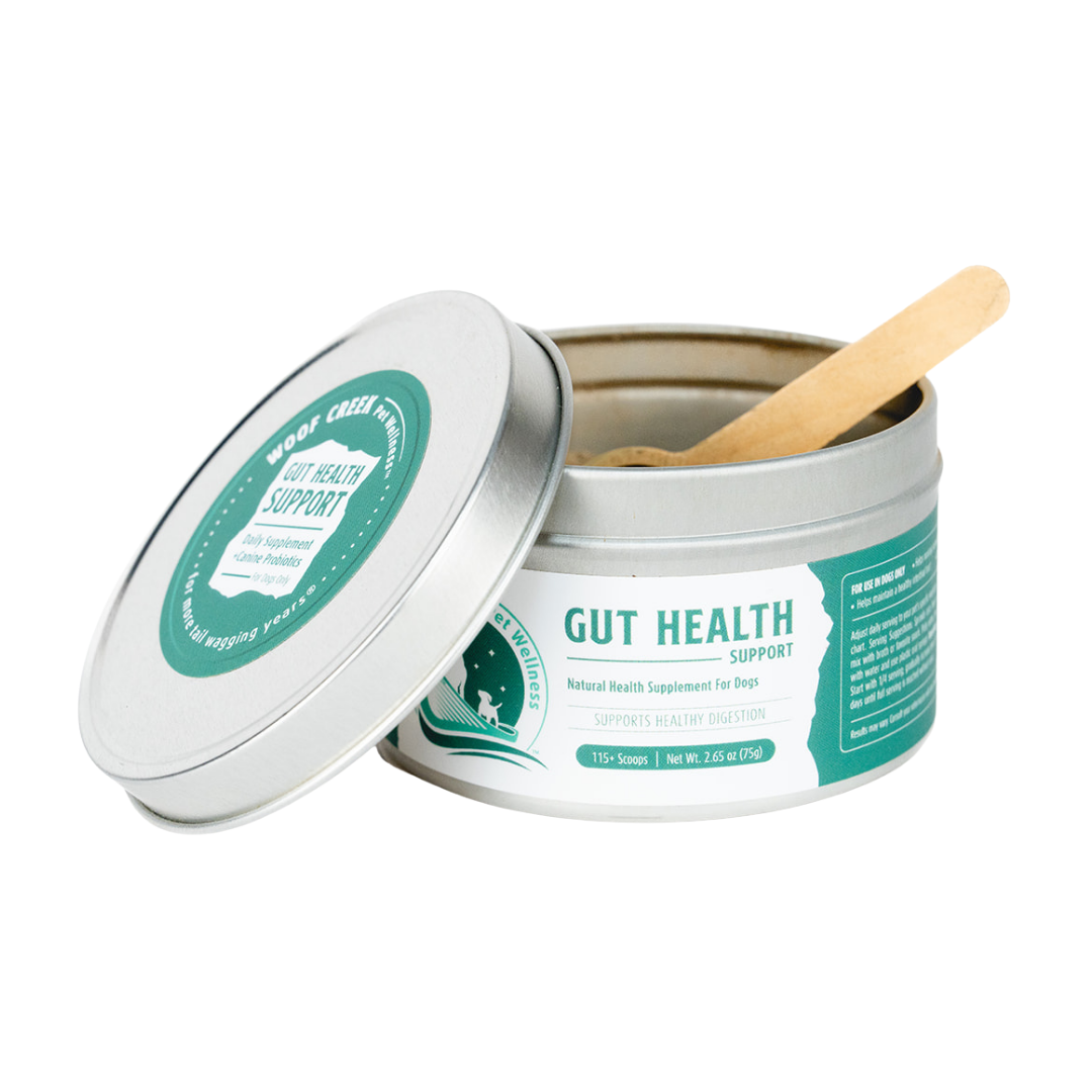 Gut Health Support | All-Natural Health Supplement for Dogs - Woof Creek Pet Wellness