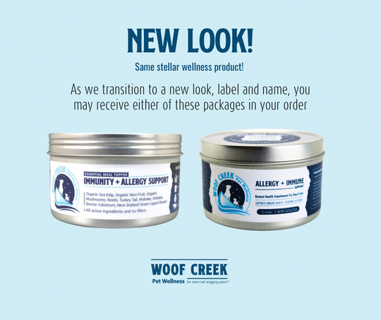 Allergy + Immune Support | All-Natural Health Supplement for Dogs + Cats - Woof Creek Pet Wellness