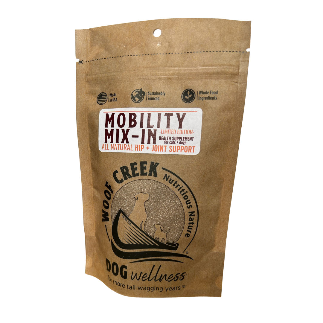 Mobility Mix-In Joint Support | All-Natural Health Limited Edition Supplement for Dogs + Cats - Woof Creek Pet Wellness