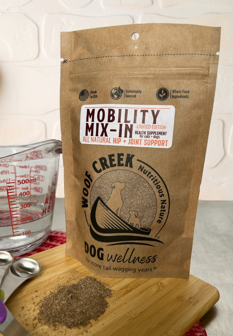 Mobility Mix-In Joint Support | All-Natural Health Limited Edition Supplement for Dogs + Cats - Woof Creek Pet Wellness