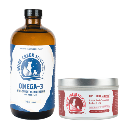 Mobility Pet Bundle | 2 Natural Hip + Joint Support Blends for Dogs + Cats