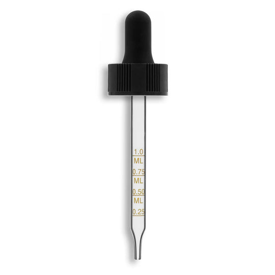 Glass Dropper for Omega Oil 4oz Glass Bottles