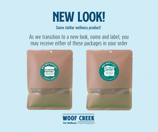 Gut Health Support Eco-Refill Pouch | Subscribe + Save Even More! - Woof Creek Pet Wellness