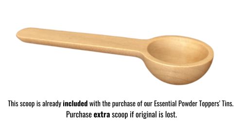 Wooden Spoons for Dosage of Essential Powder Toppers - Woof Creek Dog Wellness