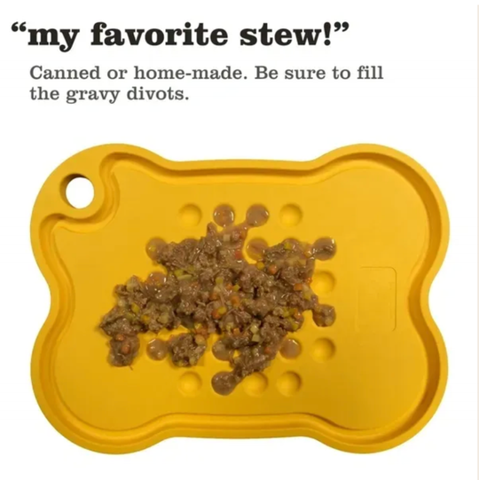 The Original "mine!" Pet Platter for Small Dogs + Cats