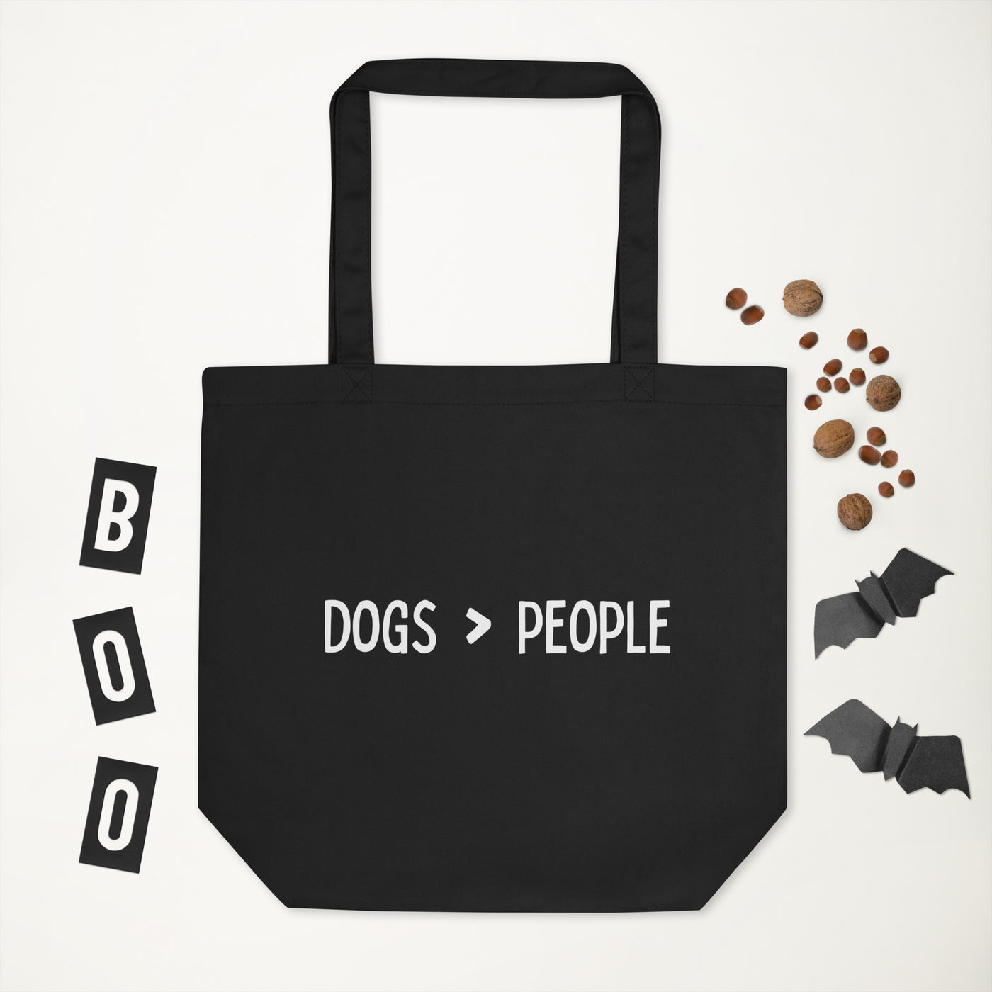 Eco Tote Bag | "Dogs > People" - Woof Creek Dog Wellness
