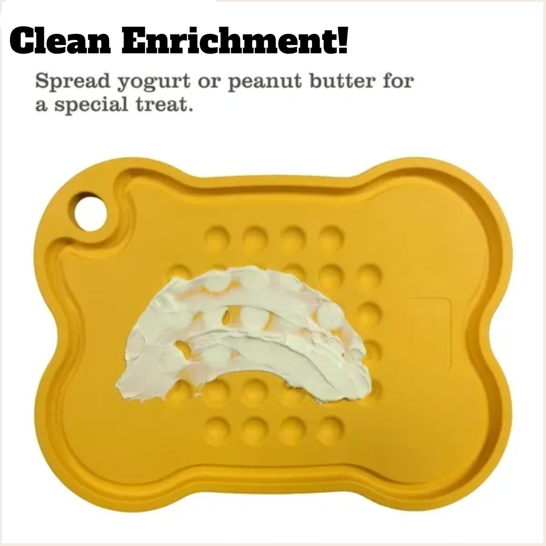 The Original "mine!" Pet Platter for Small Dogs + Cats
