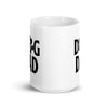 Woof Creek Dog Dad Mug | White Glossy 15 oz. - Woof Creek Dog Wellness