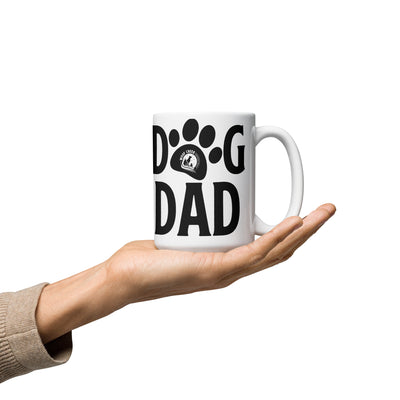 White glossy mug - Woof Creek Dog Wellness