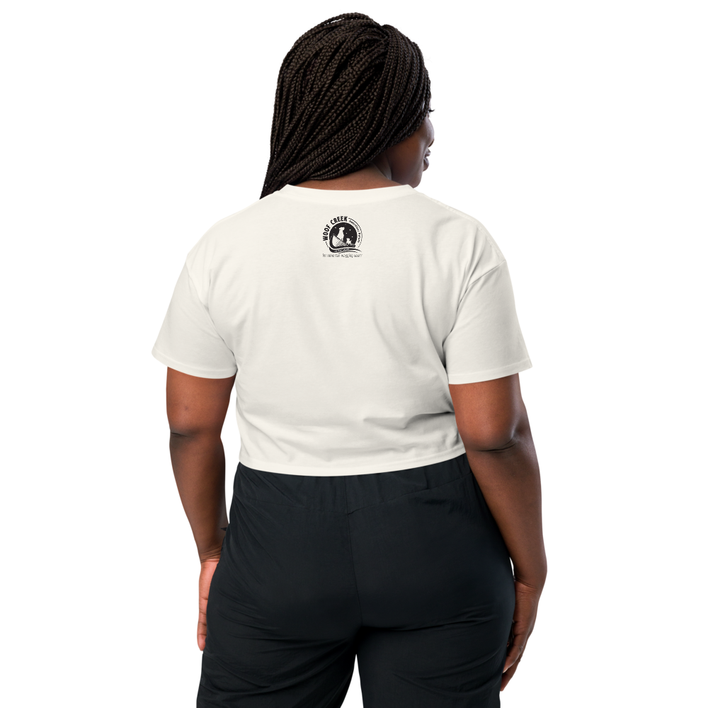 Women’s crop top - Woof Creek Dog Wellness