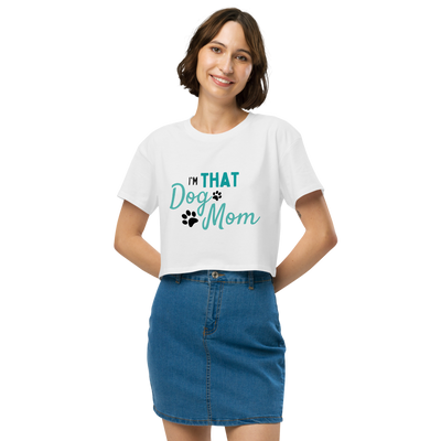 Women’s crop top - Woof Creek Dog Wellness