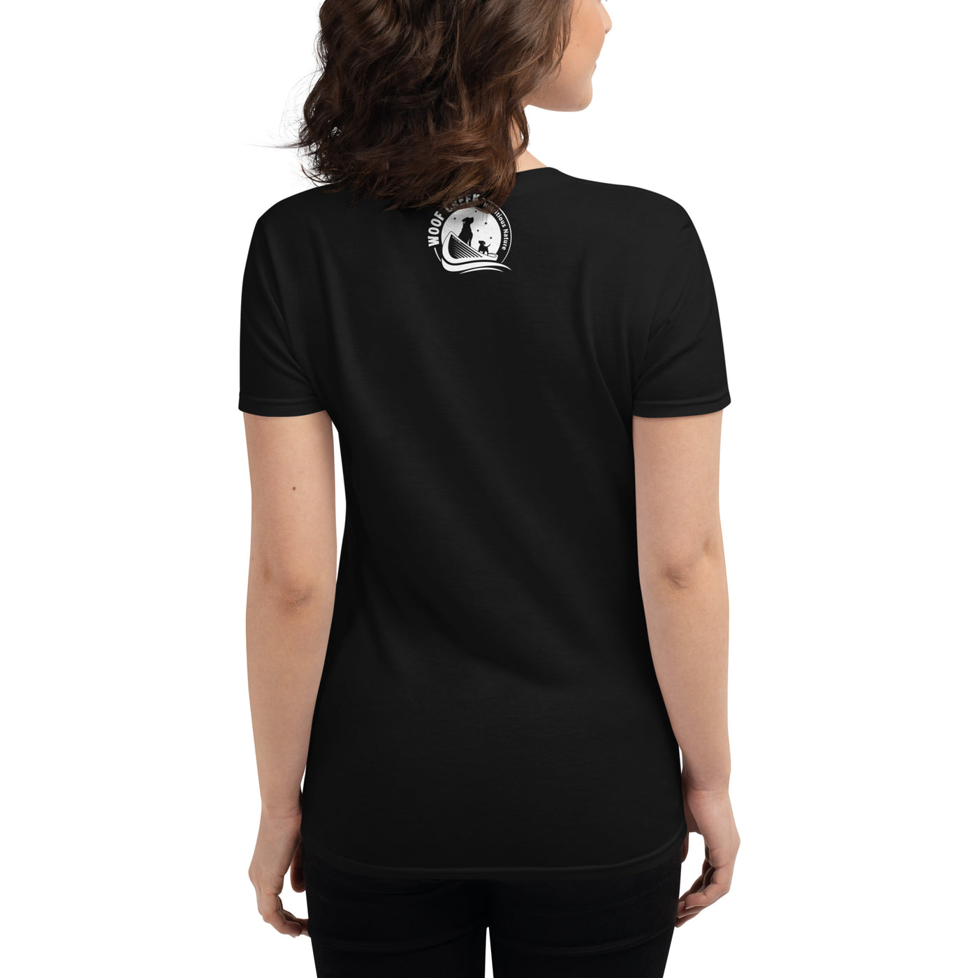 Women's short sleeve t-shirt | "Dogs > People" - Woof Creek Dog Wellness