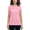 Women's short sleeve t-shirt | "Dogs > People" - Woof Creek Dog Wellness