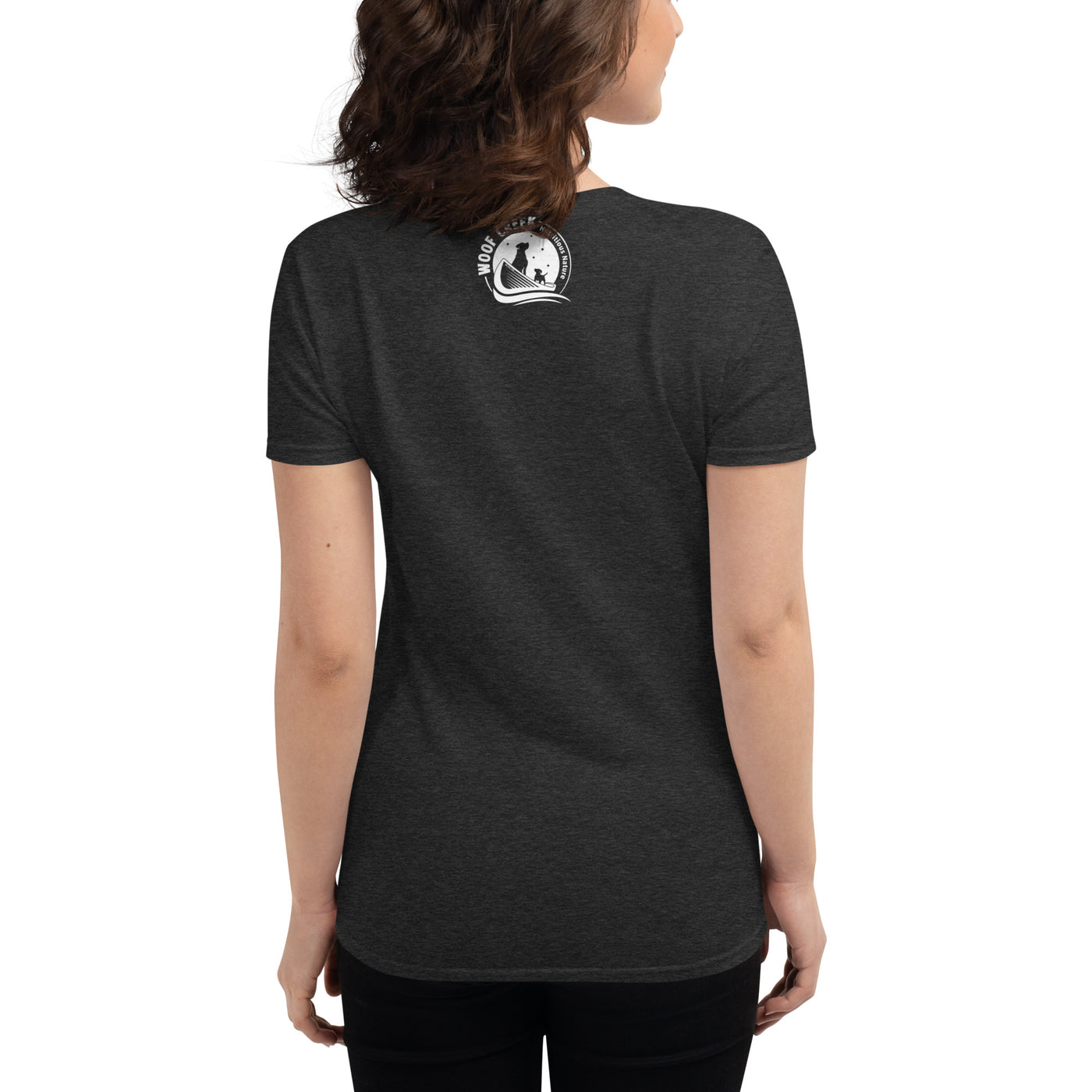 Women's short sleeve t-shirt | "Dogs > People" - Woof Creek Dog Wellness