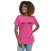 Women's Relaxed T-Shirt | "Dogs > People" - Woof Creek Dog Wellness