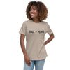 Women's Relaxed T-Shirt | "Dogs > People" - Woof Creek Dog Wellness