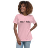 Women's Relaxed T-Shirt | "Dogs > People" - Woof Creek Dog Wellness