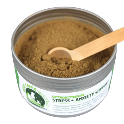 Stress + Anxiety Support | Essential Meal Topper for Dogs - Woof Creek Dog Wellness