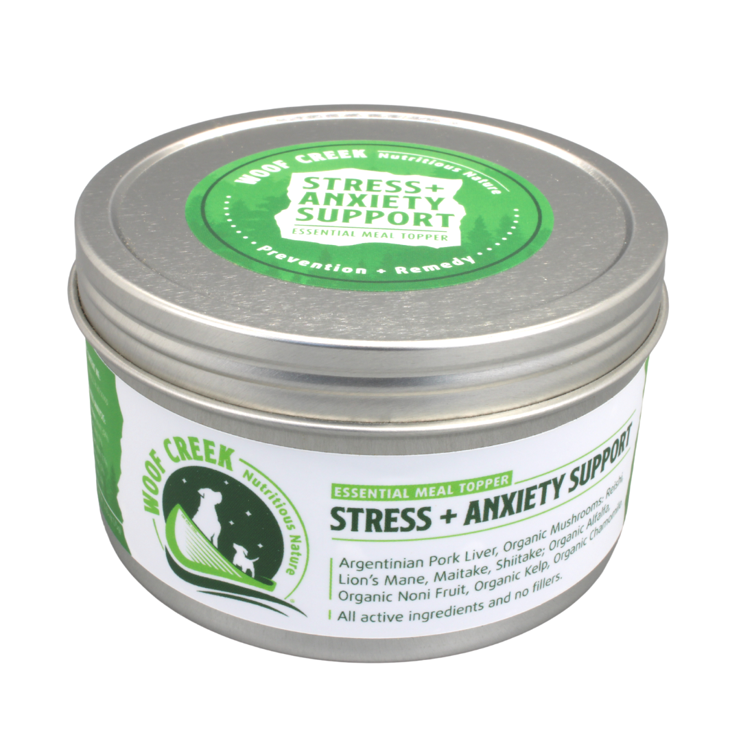 Stress + Anxiety Support | Essential Meal Topper for Dogs - Woof Creek Dog Wellness