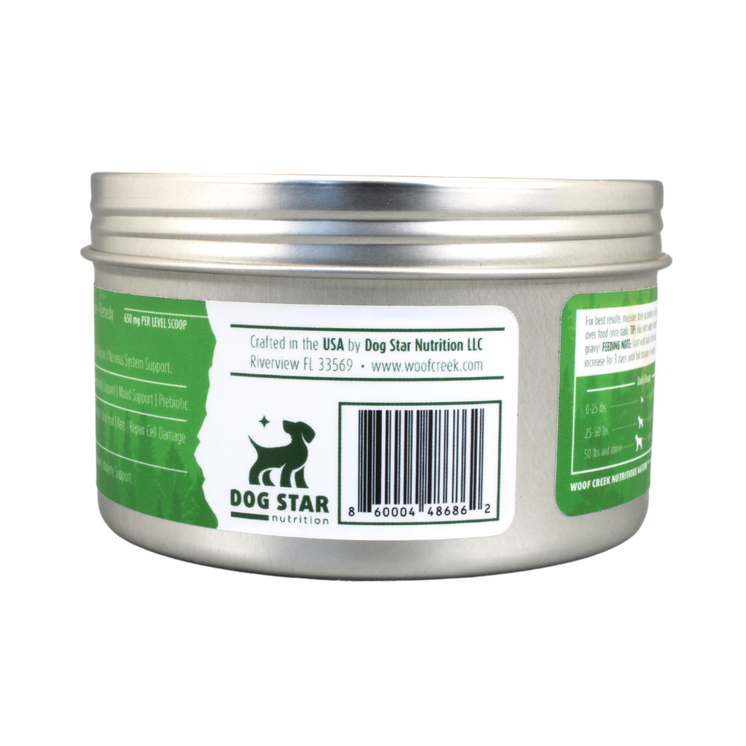 Stress + Anxiety Support | Essential Meal Topper for Dogs - Woof Creek Dog Wellness
