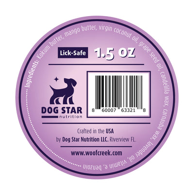 Boo Boo Balm | dog balm for paws + body - Lavender - Woof Creek Dog Wellness