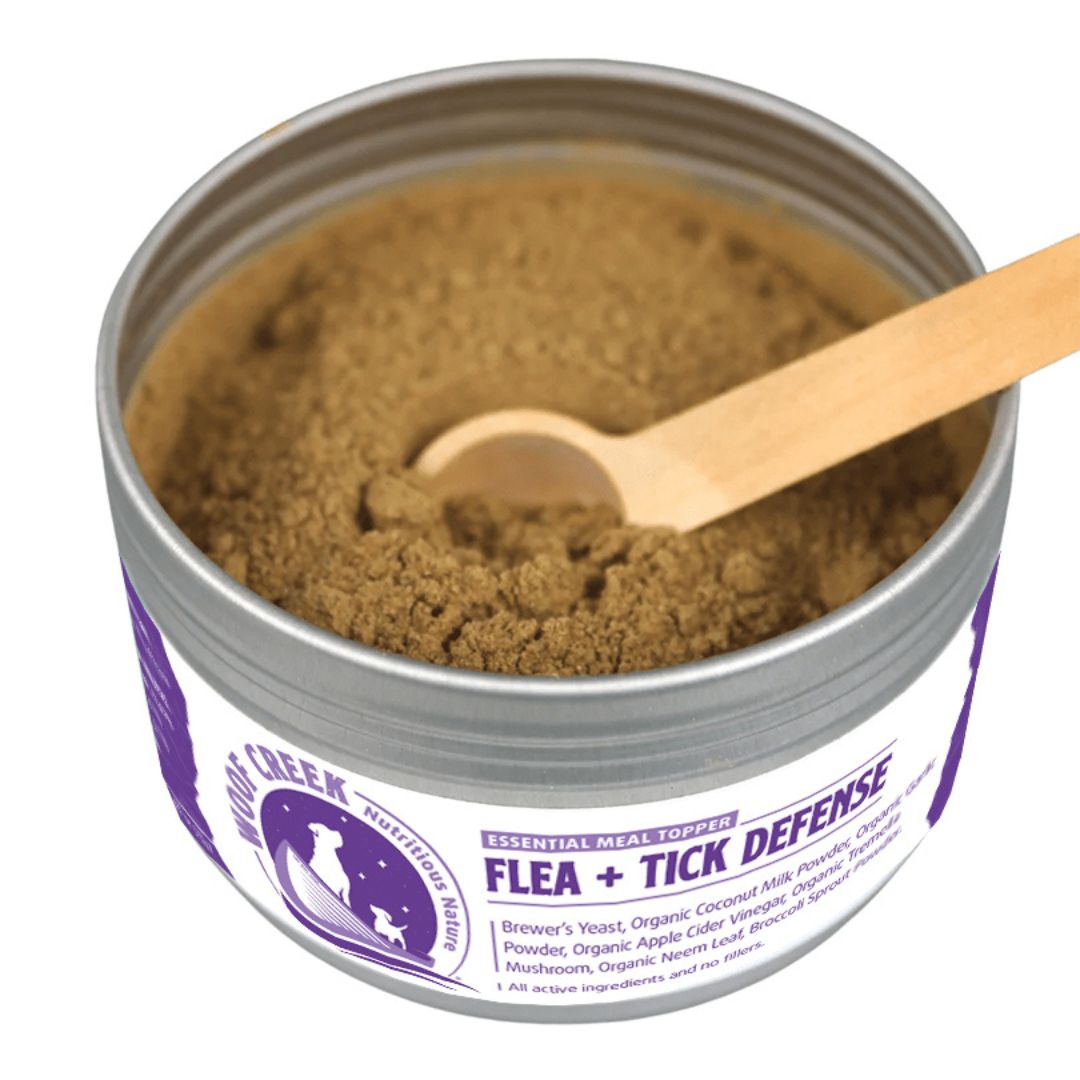 Flea + Tick Defense | Essential Meal Topper for Dogs - Woof Creek Dog Wellness