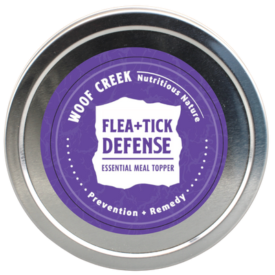 Flea + Tick Defense | Essential Meal Topper for Dogs - Woof Creek Dog Wellness